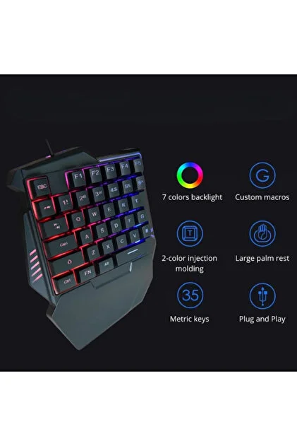 G7 35 Tuslu RGB Mekanik Oyun TUS Takimi