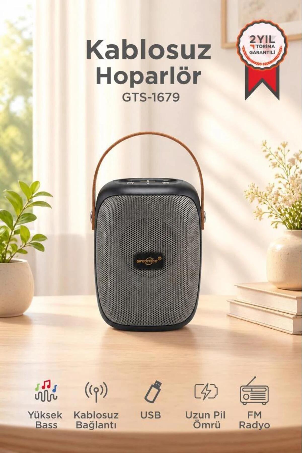 GTS 1679 Wireless Bluetooth Speaker Extra Bass