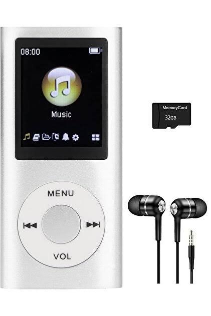 Metal MP3 Calar Dijital Ekranli MP4 Player SES